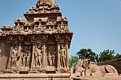 Mamallapuram - Tamil Nadu. The five Rathas. the Arjuna Ratha. 